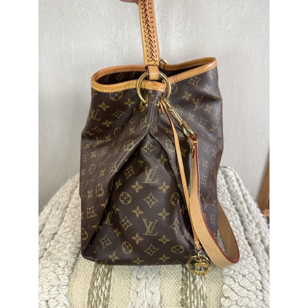 Louis Vuitton Artsy NV MM Monogram M44869 + LV Strap Box Dust Bag Receipt - Picture 7 of 16